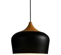 Wmmner Modern And Simple Shade Wooden Art Japanese Light Fixtures -Aron Color Industrial Hanging Lamp Single Head - E27 Lamp, (Black 11.8In)/Negro/13,7 Pulgadas Ulz 000348 11 en
