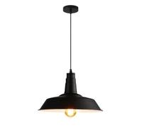Wmmner Modern Industrial Single Head Chandelieraron Metal Lamp Shade Light,Indoor Adjustable Height Aluminum Ceiling Light Fixture For Kitchen Island Dining Room Bedroom Hallway Bar Livi/Oscuridad/36C