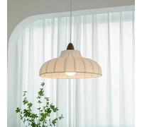 Wmmner Modern Japan Style Chandelier Minimalist Fabric Light Home Cloth Fabric Lighting Hanging Lamp For Kitchen Island Entryway Dining Room Study Room Living Room Bedroom Bar
