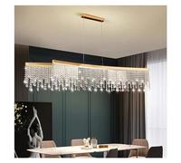 Wmmner Modern Led Clear Crystal Ceiling Chandeliers Living Dining Room Lamps Circle Hanging Light Lustre Home Decor,Chandelier/L150Cm