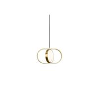 Wmmner Modern Magic Eye Led Lights S Compatible With Dining Room Table Bedside Counter Home Decor Indoor Hanging Lamp Fixture (Black 43Cm)/Oro/43Cm