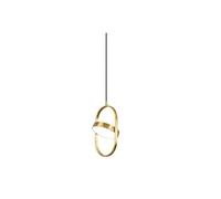 Wmmner Modern Magic Eye Led Lights S Compatible With Dining Room Table Bedside Counter Home Decor Indoor Hanging Lamp Fixture (Black 43Cm)/Oro/27Cm