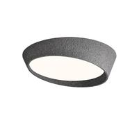 Wmmner Modern Minimalist 19.6Inch Ceiling Light,Led Flush Mount Ceiling Lamp Acrylic Lampshade,Imitation Cement Japanese Wabi-Sabi Style Ceiling Light Fixture For Living Room Dining Room Bedroom Hall/