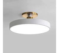 Wmmner Modern Minimalist Ceiling Lamp,Color Round Ceiling Light, Acrylic Lampshade,Led Flush Mount Ceiling Light Fixture,For Bedroom Office Stairs Hotel Living Room Kitchen Hallway (Color : Black, S/B