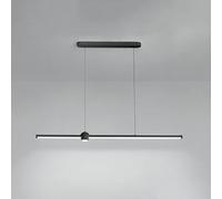 Wmmner Modern Simple Line Lamp Led Dimmable Lamp Metal Line Hanging Light Indoor Home Decoration Ceiling Hanging Lamp,Light/Oscuridad/31.52In