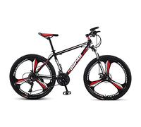 Wmmner Mountain Bike,Adult Offroad Road Bicycle 24 Inch 21/24/27 Speed Variable Speed Shock Absorption, Teenage Students, Men And Women Sports Cycling Racing Ride 10Wheels- 24 Spd