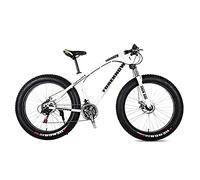 Wmmner Mountain Bike,Adult Road Bicycle 24 Inch 21/24/27 Speed Men Woman Oil Spfork Front Fork Ride Blue-20 21 Speed/Blancas/24 27 Speed