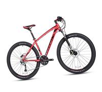Wmmner Mountain Bikes 27.5 Inch For Adults Men Women, 27 Speed Aluminum Alloy Hardtail Mountain Bicycle With Front Suspension, Dual Disc Brake & Adjustable Seat,Red,15 Inch/Rojo/17 Pulgadas