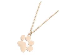Wmmner Necklace Jewelry Locket Of The Lid Paws Dog Collars For Small Dogs Neck Fashion Choker Golden
