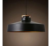 Wmmner Personalidad Minimalista Lámpara Colgante Restaurante Droplight Estudio Araña de una Sola Cabeza de Maderaiza Entrada de Personalidad Club Oficina Lámpara Colgante de Cabecera E27/E26 Día de Co