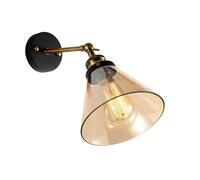 Wmmner Personality Creative Indoor Wall Lantern, American Retro Industrial Wall Sconce, Simple Interior Aisle Bedside Wall Mount Light Fixture,For Metal Housing E27 Lighting Wall Lamp,Balcony