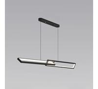 Wmmner Personality Metal Long Strip Chandelier Led Dimmable Light Minimalist Home Dining Table Ceiling Hanging Lamp Modern Kitchen,Led Ceiling Lamp/un Color/38 * 80 cm
