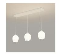 Wmmner Personalized Cream Wind White Ceiling Hanging Lamp With E14*3 For Bar Dining Room Lights Modern Simple Chandelier Creative Flowers Light Star Of (One Color A)/un Color/B Ulz 000100 Pantalla de