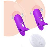 Wmmner Pinzas Pezones Eróticos Sex Toys Mujer Juguetes Eróticos, Clítoris Control Remoto, Vibrador para Pezones para Mujeres Y Parejas, Juguetes Eróticos para Pareja Sexuales