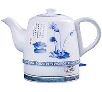 Wmmner Portable Electric Kettle Ceramic Kettle Teapot-Retro 1.2L Jug, 1000W Water Fast Removable Base, Boil Dryion