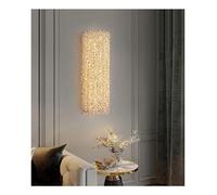 Wmmner Postmodern Crystal Wall Lamp Living Room Background Decoration Modern Minimalist Master Bedroom Bedside Indoor/3 Colores Cambiables/40Cm Ulz 000197 5 Hojas