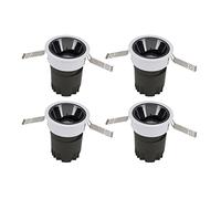 Wmmner Recessed Led Ceiling Spot Light 4 Pack Ceiling Spotlight, Adjustable Picture Lights & Mini Accent Spotlights, Directional Accent Spot Lamps For Living Room Corridor/3000K/7W