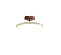 Wmmner Retro Simple Ufo Redondo Interior Semi Flush Mount Ceiling Light Cold/Warm/Neutral Light Is Adjustablele Lámpara de Techo Protección Ocular de Espectro Completo Dormitorio Oficina Cocina Decora