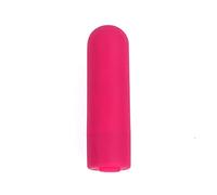 Wmmner Rocket Mini, Bala Vibradora, Estimulación de Clítoris, Potente, Silenciosa, Recargable Usb, 5 Intensidades, 5 Modos de Vibración, Silicona, Suave, Sumergible (Turquesa)/Cereza