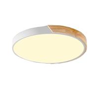 Wmmner Round Led Ceiling Lamp Flush Mount Colorful Flat Ceiling Light Ultra Slim Lighting Ceiling Light Fixture For Living Room Bedroom Dining Room Kitchen Study Room Corridor Chandelier(White,30Cm)/B
