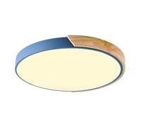 Wmmner Round Led Ceiling Lamp Flush Mount Colorful Flat Ceiling Light Ultra Slim Lighting Ceiling Light Fixture For Living Room Bedroom Dining Room Kitchen Study Room Corridor Chandelier(White,30Cm)/A