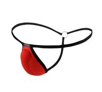 Wmmner See Through Lingerie Briefs Lingerie Underpants Gay Thongs Low Rise Stretchy G-Stboxer Shorts Mens Underwear Naughty Jumpsuits Bodysuit Underwear/Rojo-6/Xxl