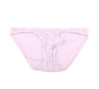 Wmmner See Through Lingerie Briefs Lingerie Underpants Gay Thongs Low Rise Stretchy G-Stboxer Shorts Mens Underwear Naughty Jumpsuits Bodysuit Underwear/Rosa-7/M