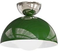 Wmmner Semi Flush Mount Ceiling Light Smooth Surface Metal Shade Creative Dome Close To Ceiling Lamps For Living Room Dining Room Study Villa Bedroom Corridor Children's Room Hall Entryway (Color : G/