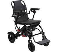 Wmmner Silla de Ruedas Eléctrica Ligera para Adultos, Silla de Movilidad, Control Remoto, Batería de 20 Ah, 15 Kmph, 500 W (2 X 250 W), Mde Aluminio de Doble Motor, Silla de Ruedas Eléctrica de Largo