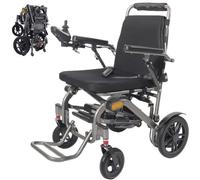 Wmmner Silla de Ruedas Eléctrica Ligera para Adultos, Solo 19,8 Kg, Foldasilla de Ruedas Eléctrica Ble, Distancia de Viaje de 28 Km, Silla de Ruedas Motorizada Todo Terreno para Personas Mayores, Port