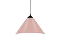 Wmmner Simple Creative Cone Single Head Chandelieraron Metal Lamp Shade Light,Indoor Adjustable Height Ceiling Light Fixture For Kitchen Island Dining Room Bedroom Hallway Bar Living Roo/Rosa/40Cm