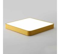 Wmmner Square Iron Children's Bedroom Ceiling Lightaron Ultra-Thin Led Ceiling Lamp Three Color Dimmable Ceiling Light Fixture Thin Flat Modern Flush Mount Light For Living Room Dining Room Bedro/Amar