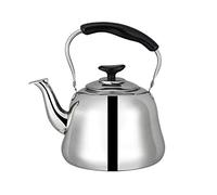 Wmmner Stainless Steel Tea Kettle Automatic Whistle Bakelite Anti-Scalding Handle Electrolysis Process Mirror Polishing Process For Coffee, Milk Etc, Gas Applicable ()