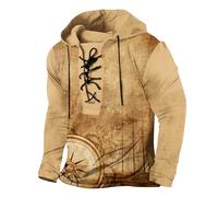 Wmmner Sudadera con Capucha para Hombre a Rayas Bloqueo de Color, Patrón de Diseño Frontal con Cordones, Cordón Muscular Delgado Retro de Manga Larga, Sudaderacamisas Casual Moda Otoño Look Moderno/Ma
