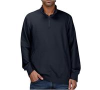 Wmmner Sudadera de Hombre con Cremallera de un Cuarto, Jersey de Jacquard, Jersey de Cuello Alto, Blusa, Sudaderas Oversize, Blusas Ligeras de Otoño E Invierno, Ropa Informal para Senderismo, Camiseta