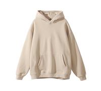 Wmmner Sudaderas con Capucha para Hombre, Bolsillo Básico de Color Sólido, Informal de Gran Tamaño, de Moda, Otoño E Invierno, Corte Holgado, Ropa de Vestir, Comodidad, Sudadera, Ropa de Moda, Tops/Be