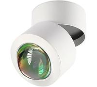 Wmmner Sunset Lamp Compatible With Ceiling, Flat Mount Spotlights Adjustable Projection Ambiance Lighting Fixture, Chandelier/Blanco/5.11In