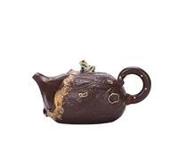 Wmmner Tetera de 100 Ml de Arcilla Púrpuraté de Hoja Suelta Hecho a Mano para el Hogar Steeper Juego de Té de Cerámica Multifuncional Suministros de Ceremonia de Té para Infusor Ulz 000768 Kit de Uten