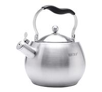 Wmmner Tetera, Tetera, Estufa de Acero Inoxidable, Silbante, Estufa Moderna, Tetera con Agarre Frío, Mango Ergonómico, Tetera, Adecuada para Todas Las Fuentes de Calor, 5 Litros, Matrimonio Ulz 000717