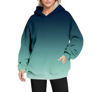 Wmmner Thick Hoodie Women Women's Retro Fashion Loose Large Sized Casual Long Sleeved Sweatshirts Ladies Overhead Hoodies Sweatshirts Solid Color Oversized Fall Fashion Long Sleeve Autumn Tops With Po