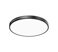 Wmmner Ultra-Thin Led Flush Mount Ceiling Light Modern Simple Black Rust-Proof Iron Lamp Body Ceiling Lamp 3000K/4000K/6000K Adjustable Light Fixture Balcony Foyer For Study(Xl)/un Color/L