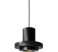 Wmmner V-Intage Lámparas Colgantes Industriales Led Agujero Negro Lámpara Colgante de Techo de Piedra E27 Lámpara Colgante Decoración de Cemento de Hormigón Lámparas para Loft Pasillo Club Restaurante