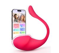 Wmmner Vibradorador Mujer Juguetes Eróticos Clítoris a Distancia App Juguetes Eróticos para Pareja Sexuales, Ai-Sync 10 Modos Control Remoto Vibrador Mando, Juegos EróTicos Sexuales para Parejas Vibr