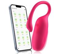 Wmmner Vibradorador Mujer Juguetes Eróticos Clítoris a Distancia App Juguetes Eróticos para Pareja Sexuales, Ai-Sync 10 Modos Control Remoto Vibrador Mando, Juegos EróTicos Sexuales para Parejas Vibr