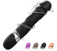 Wmmner Vibradores Realistas para Su Clítoris Y G -Spot - Vibrador de Consolador de Silicona Silicona con 7 Modos de Vibración, Estimulación de Masaje Impermeable, Juguetes Sexuales para Mujeres Y Pare