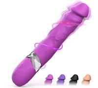 Wmmner Vibradores Realistas para Su Clítoris Y G -Spot - Vibrador de Consolador de Silicona Silicona con 7 Modos de Vibración, Estimulación de Masaje Impermeable, Juguetes Sexuales para Mujeres Y Pare