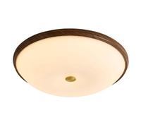 Wmmner Vintage Style Creative Flat Lights American Style Wood Art Led Ceiling Light 3 Dimmable Elegant Ceiling Lighting Fixtures Modern Retro Ceiling Lamp For Kitchen, Bedroom, Living Room And Hallway