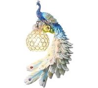 Wmmner Wall Lamp Rechargeable Wall Lamp Light Living Room Background Wall Peacock Decoration Modeling Lamp Bedroom Bedside Lamp, Chandelier
