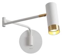 Wmmner Wall Lamp Swing Arm Reading Spotlight Fixture Bedside Mount Light Adjustable/Rotatable Sconce Lamps Compatible With Bedroom, Living Room, Office And Gu10 Bulb/Verde Claro