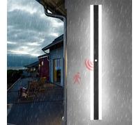 Wmmner Wall Lamps Led Outdoor Wall Light With Wall Lamp Ip65 Wall Sconce Long Villa Wall Lighting Black For Patio Balcony/Luz Blanca Ulz 000195 Luz de Calentamiento/200Cm